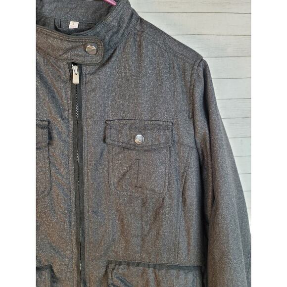 Peter Millar Light Weight Jacket in Dark Gray, sz Large - Picture 2 of 13